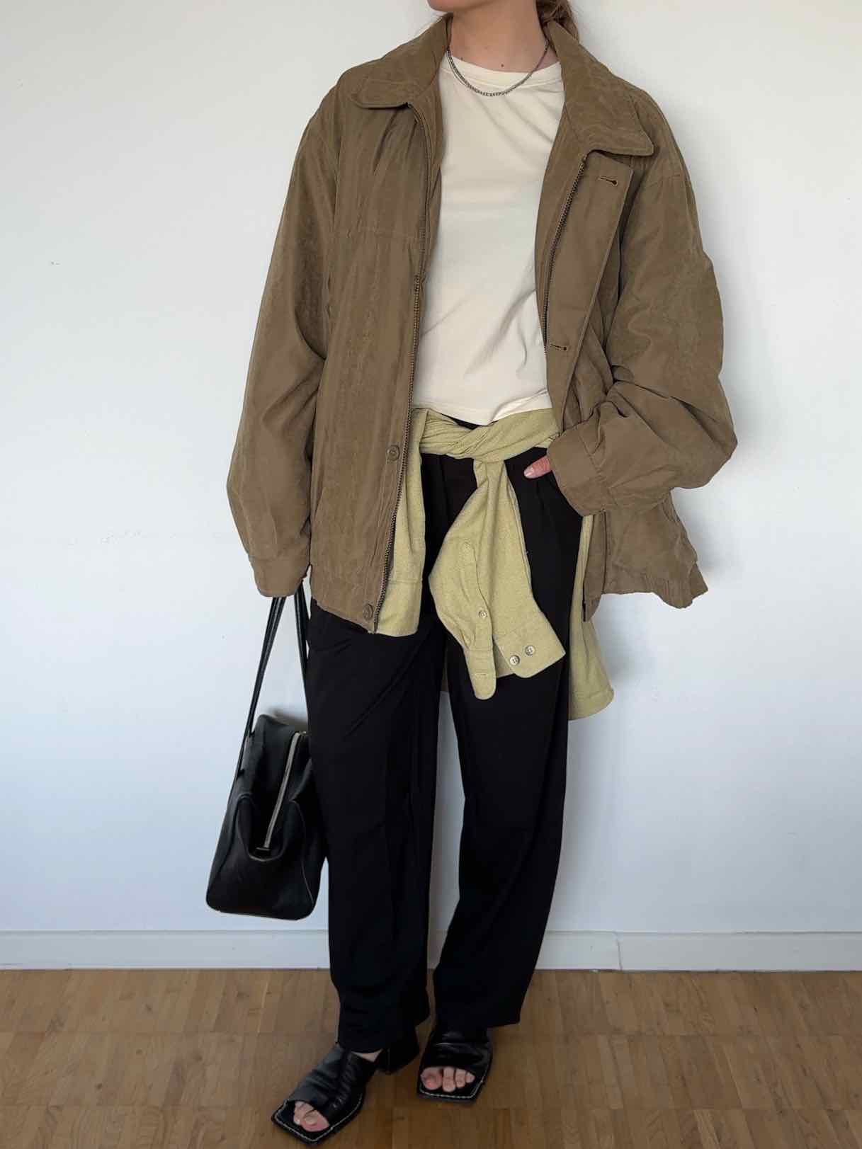 Wattierte Übergangsjacke - Khaki